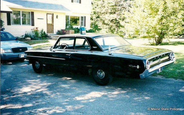 1964 Ford Galaxie Maine State Police vehicle owned by Maine State Troopers Foundation